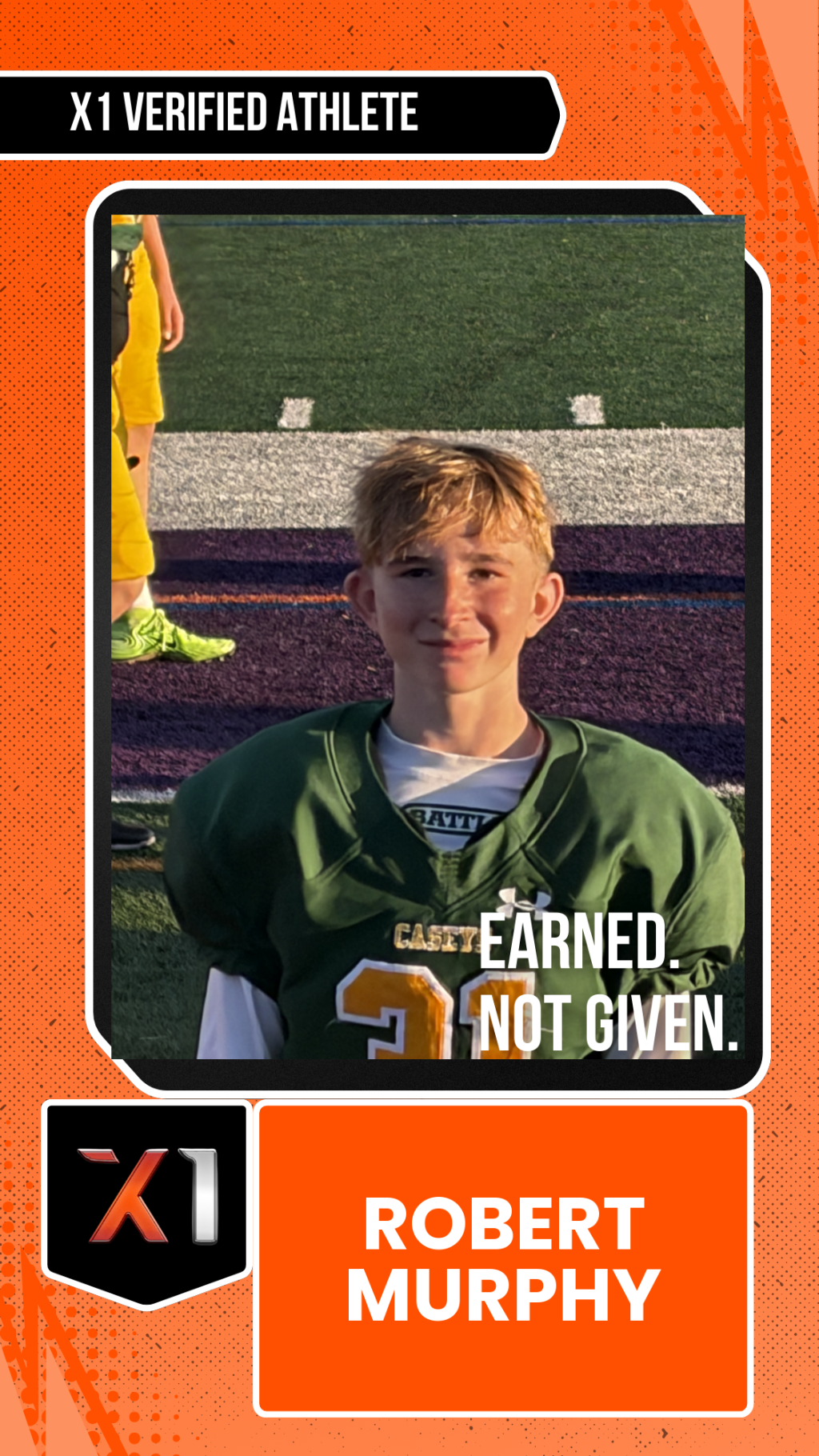 EXACT X1 player card for Robert Murphy