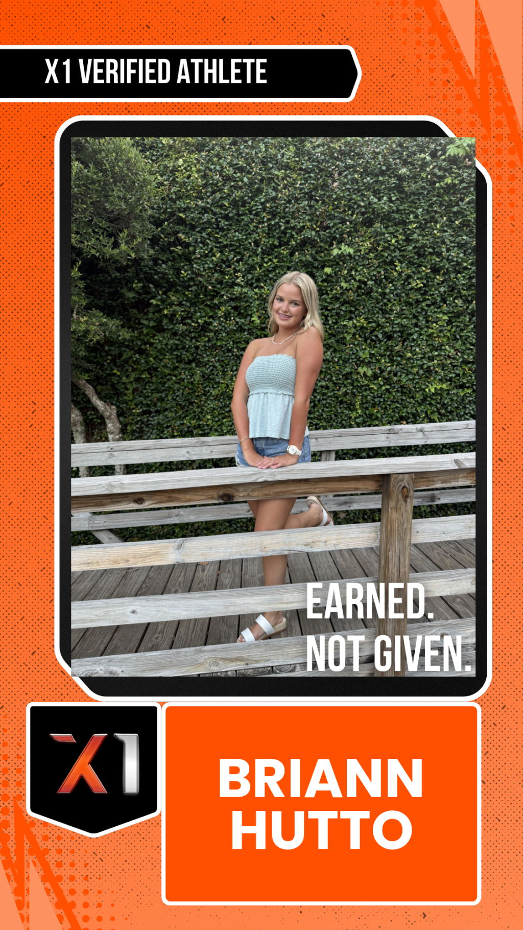 EXACT X1 player card for BriAnn Hutto