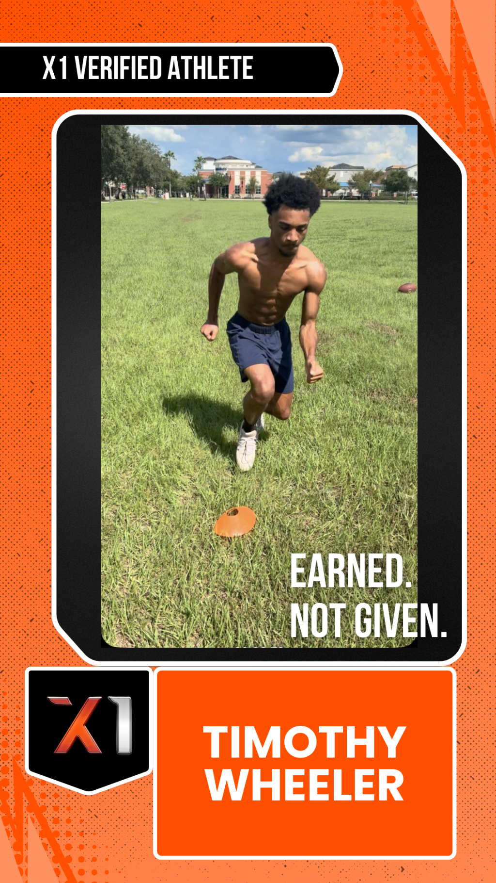EXACT X1 player card for Timothy Wheeler