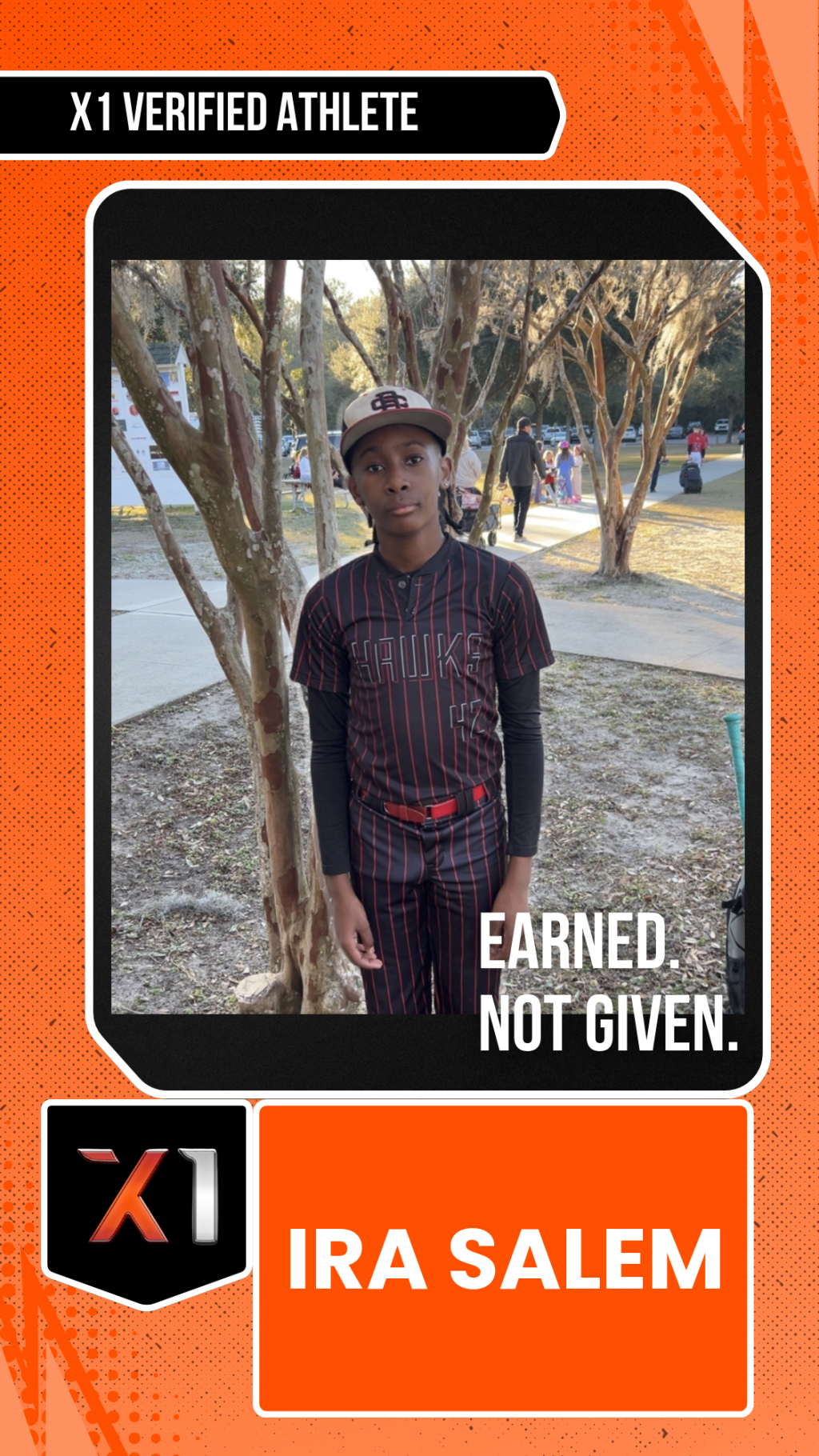 EXACT X1 player card for Ira Salem
