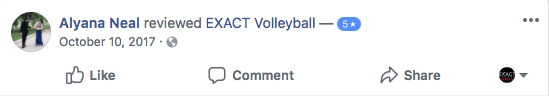 College Volleyball Camp: 5 stars.