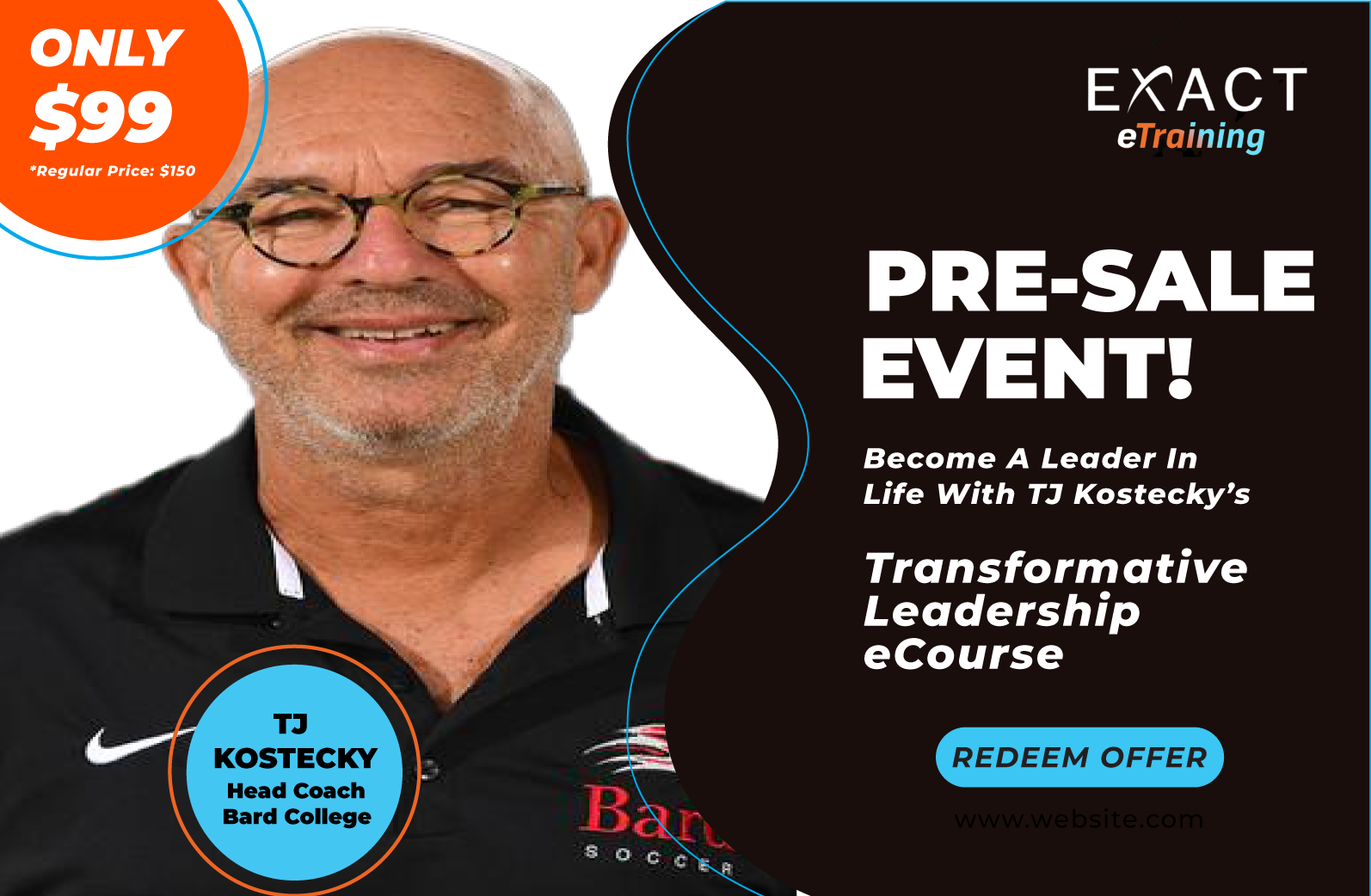 EXACT eTraining PreSale Event With Head Mens Soccer Coach At Bard College