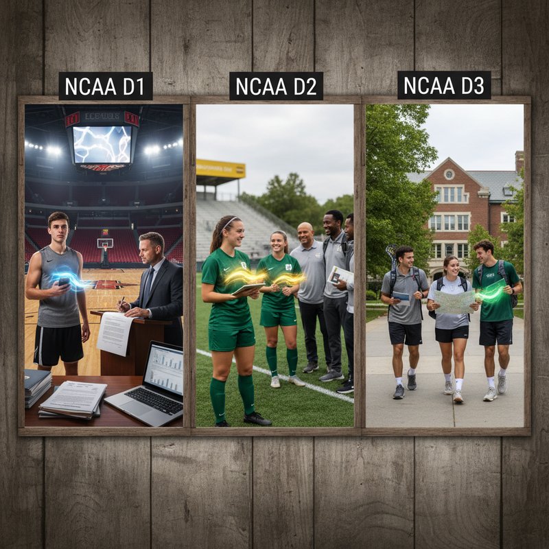 NCAA Divisions Explained: D1 vs D2 vs D3 Recruiting Differences